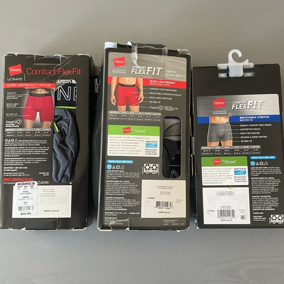 Hanes Mens Boxer Briefs - Picture 3 of 11